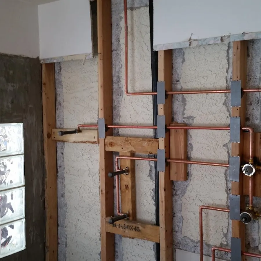 Copper pipe installation for Repiping in Pontotoc
