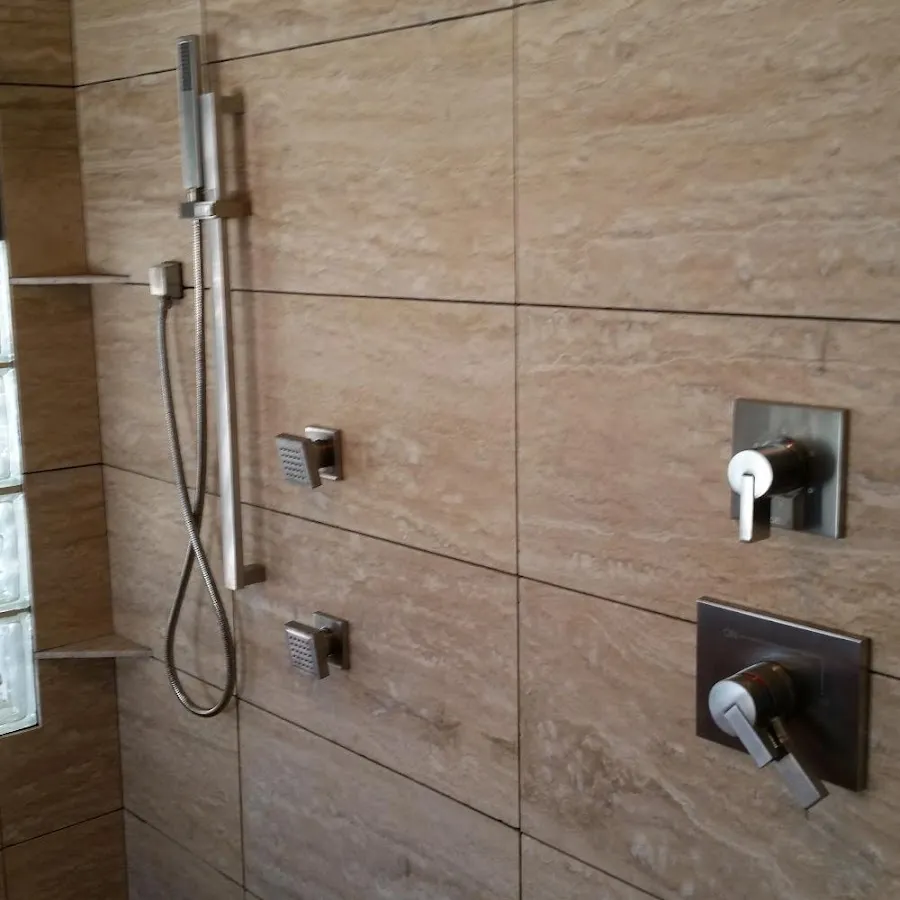 Shower fixture installation for Water Heater Replacement in Pontotoc